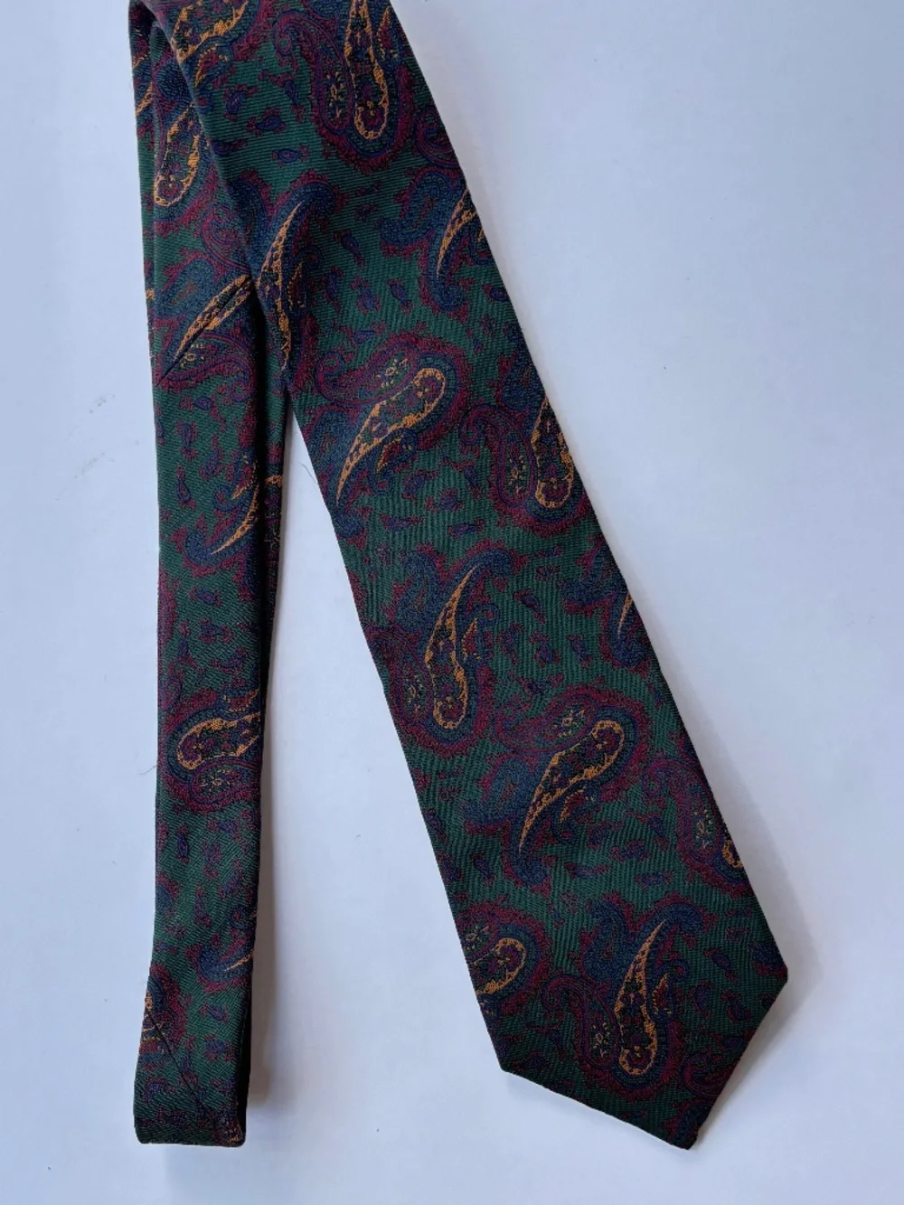 Preppy Paisley Handmade Tie